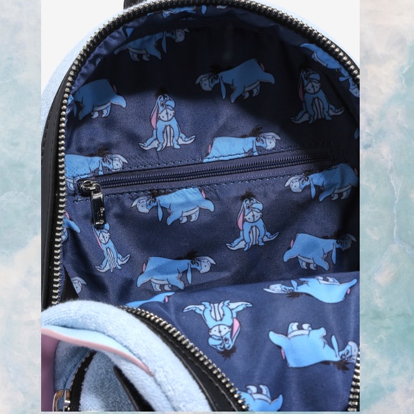 Loungefly Disney Winnie The Pooh Eeyore Figural Mini Backpack - Picture 5 of 7